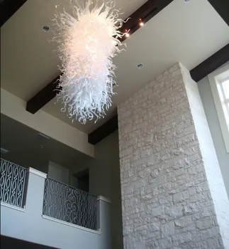 Contemporary White Color Wedding Decor LED Europe Style handmade Blown Glass Chandelier Lighting
Contemporary White Color Wedding Decor LED Europe Style handmade Blown Glass Chandelier Lighting