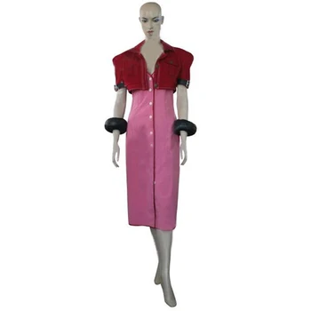 Athemis Anime Final Fantasy VII Aerith Cosplay Costume Red Suit Hair accessories Bracelet custom made size
Athemis Anime Final Fantasy VII Aerith Cosplay Costume Red Suit Hair accessories Bracelet custom made size