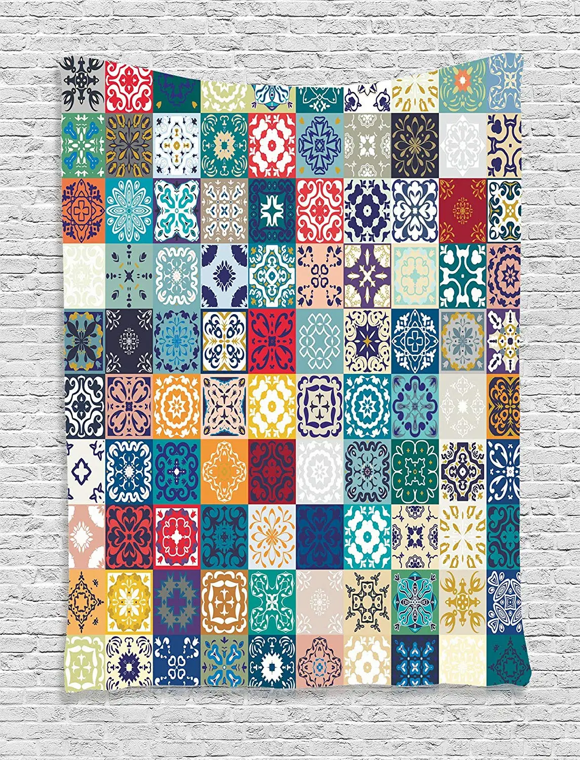Moroccan Tapestry Mega Patchwork Pattern With Different Colorful Arabic Figures Original Tunisian Artful Bedroom Living Room
Moroccan Tapestry Mega Patchwork Pattern With Different Colorful Arabic Figures Original Tunisian Artful Bedroom Living Room