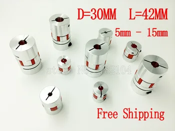 Free shipping 3Pcs8*14mm 5/6/6.35/7/8/9/9.5/10/12/12.7/14/15mm Flexible Plum Shaft Coupling CNC Stepper Motor Coupler D30 L42
Free shipping 3Pcs8*14mm 5/6/6.35/7/8/9/9.5/10/12/12.7/14/15mm Flexible Plum Shaft Coupling CNC Stepper Motor Coupler D30 L42