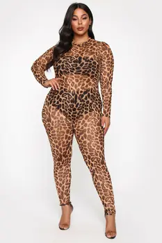 Women Autumn Sexy Long Sleeve O-Neck Leopard Skinny Jumpsuit Ladies Spring Bodycon Club Playsuits Bodysuits
Women Autumn Sexy Long Sleeve O-Neck Leopard Skinny Jumpsuit Ladies Spring Bodycon Club Playsuits Bodysuits