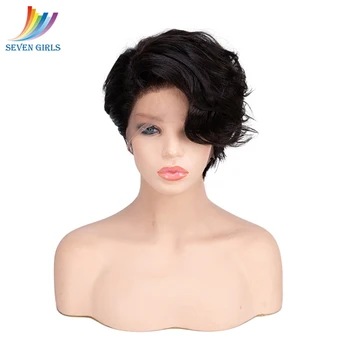 Sevengirls Malaysian Short Pixie Cut Human Hair Wig Natural Color Virgin Human Hair Full Lace Wigs Preplucked Free Shipping
Sevengirls Malaysian Short Pixie Cut Human Hair Wig Natural Color Virgin Human Hair Full Lace Wigs Preplucked Free Shipping