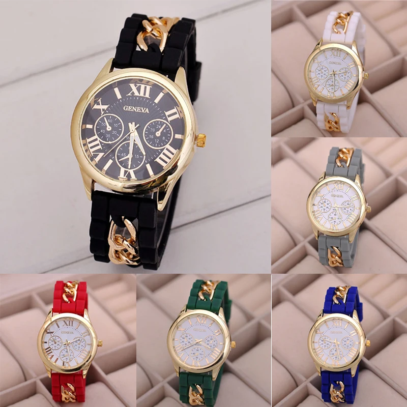 Fashion Women Girl Watch Silicone Roman Numerals Quartz Wrist Watches relgio masculino luxury men stainless steel
Fashion Women Girl Watch Silicone Roman Numerals Quartz Wrist Watches relgio masculino luxury men stainless steel