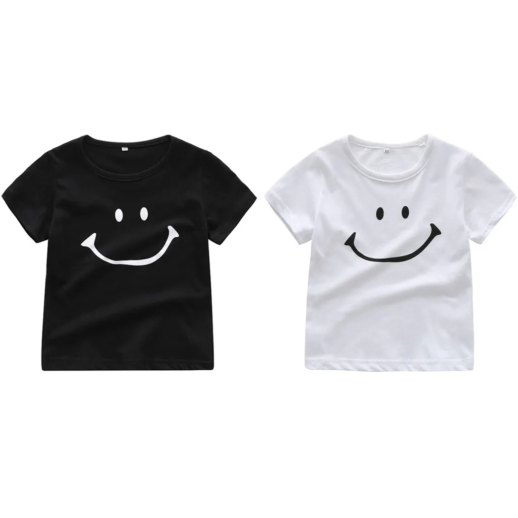 Summer 2020 Baby T Shirt Clothes Baby Girls Boys Tops Smile Print Outfits Short Sleeves T-shirt Summer Tops Toddler Kids Outfits
Summer 2020 Baby T Shirt Clothes Baby Girls Boys Tops Smile Print Outfits Short Sleeves T-shirt Summer Tops Toddler Kids Outfits