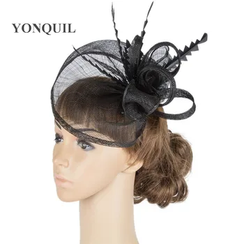 Black sinamay wedding show race fascinator hat hair combs bridal women elegant derby party tea hair accessories for feathers
Black sinamay wedding show race fascinator hat hair combs bridal women elegant derby party tea hair accessories for feathers