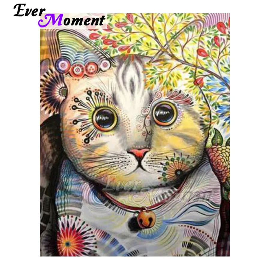 Ever Moment Diamond Painting Handmade Round Face Cat Picture Of Rhinestone Cross Stitch 5D DIY Mosaic Diamond Embroidery ASF1088
Ever Moment Diamond Painting Handmade Round Face Cat Picture Of Rhinestone Cross Stitch 5D DIY Mosaic Diamond Embroidery ASF1088