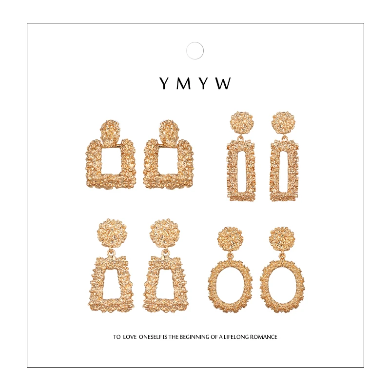 YMYW Stylish Simple ZA Metal Zinc Alloy Geometric Dangle Earrings Charm Trendy Cheap Earrings Bijoux oorbellen voor vrouwen Gift
YMYW Stylish Simple ZA Metal Zinc Alloy Geometric Dangle Earrings Charm Trendy Cheap Earrings Bijoux oorbellen voor vrouwen Gift
