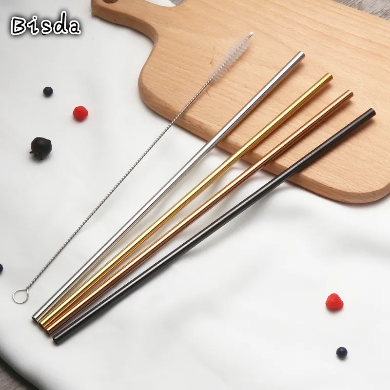 10 Pcs/Lot Bar Accessories Eco-Friendly Stainless Steel Straight/Bend Drinking Straws Reusable With Cleaner Brush
10 Pcs/Lot Bar Accessories Eco-Friendly Stainless Steel Straight/Bend Drinking Straws Reusable With Cleaner Brush