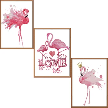 Joy Sunday Flamingo Series Counted Cross Stitch kits DIY 14CT and11CT For Embroidery Home Decor NKF Needlework Cross-stitching
Joy Sunday Flamingo Series Counted Cross Stitch kits DIY 14CT and11CT For Embroidery Home Decor NKF Needlework Cross-stitching