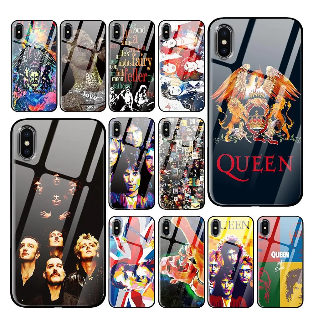 Queen Freddie Mercury Collage Tempered Glass Phone Cases cover for Apple iPhone 5 5S SE 6 6s 7 8 Plus X XS Max XR
Queen Freddie Mercury Collage Tempered Glass Phone Cases cover for Apple iPhone 5 5S SE 6 6s 7 8 Plus X XS Max XR