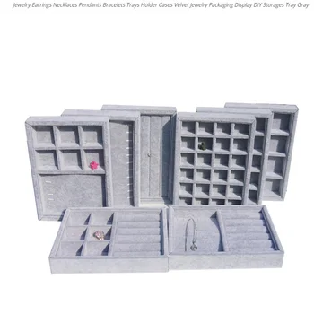Diy Jewelry Box Drawer Storage Organizer Gray Soft Velvet Jewellery Earring Necklace Pendant Bracelet Tray 9 Options
Diy Jewelry Box Drawer Storage Organizer Gray Soft Velvet Jewellery Earring Necklace Pendant Bracelet Tray 9 Options