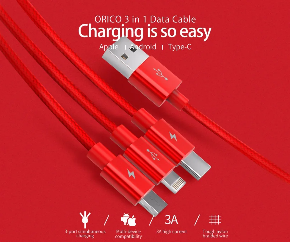 Cafele 3 in 1 Retractable Micro USB Type C Charging Cable for iPhone X XS Max USB Data Sync Cable for Huawei P20 Xiaomi Samsung
Cafele 3 in 1 Retractable Micro USB Type C Charging Cable for iPhone X XS Max USB Data Sync Cable for Huawei P20 Xiaomi Samsung
