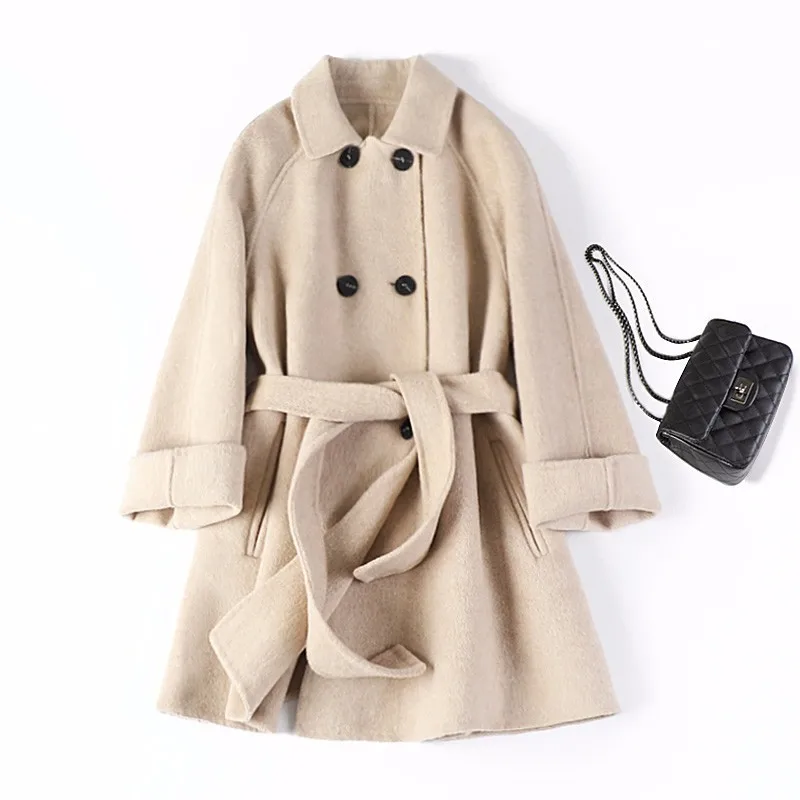 2019 double cashmere Winter Coat Women jacket Double Breasted loose coats elegant casaco feminino abrigo mujer
2019 double cashmere Winter Coat Women jacket Double Breasted loose coats elegant casaco feminino abrigo mujer