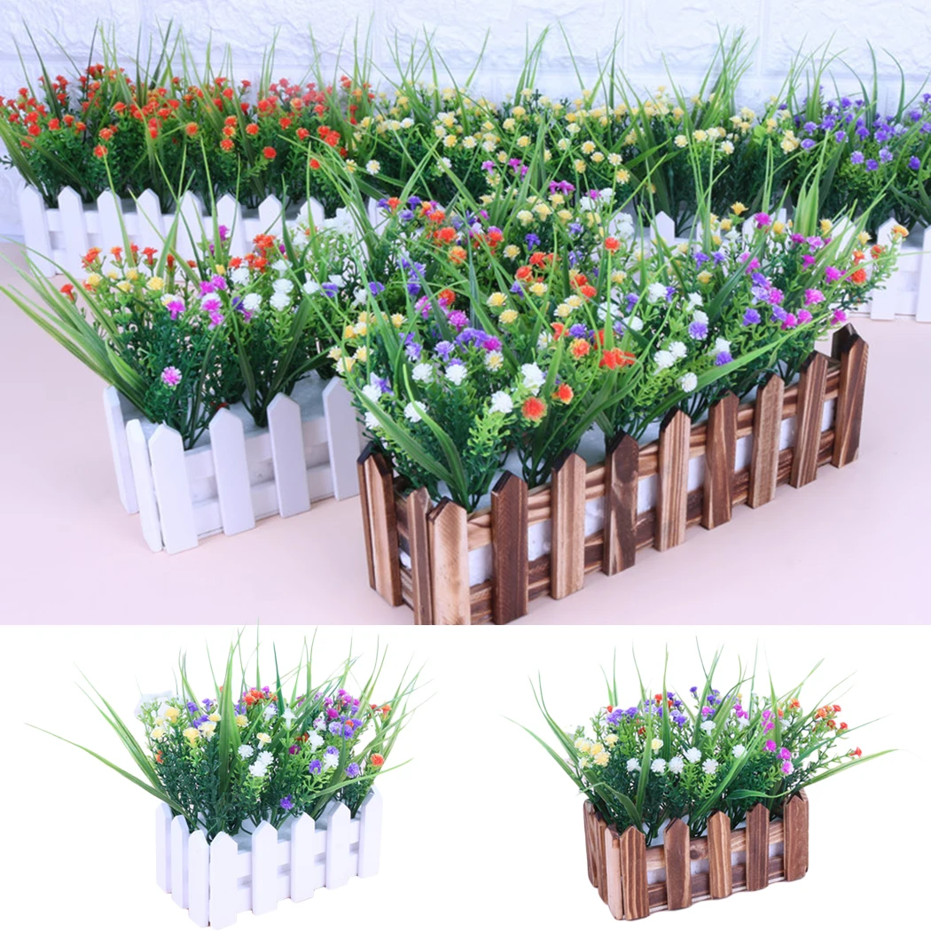 Artificial Plant Fashion Creative Fake Flower Fake Plant With Fence For Office Kitchen
Artificial Plant Fashion Creative Fake Flower Fake Plant With Fence For Office Kitchen