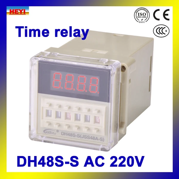 Digital time delay relay DH48S-S AC 220V time relay with the socket time switch relay
Digital time delay relay DH48S-S AC 220V time relay with the socket time switch relay