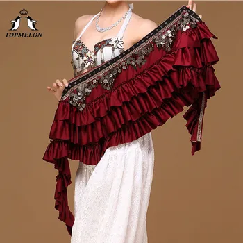TOPMELON Ruffles Design Belly Dancing Waist Belt for Women Red Green Black Sequins Jewelry Decorated Luxury Belts
TOPMELON Ruffles Design Belly Dancing Waist Belt for Women Red Green Black Sequins Jewelry Decorated Luxury Belts