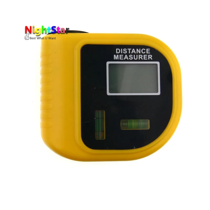 18M Mini Ultrasonic Digital Tape Measure Laser Range Finder Distance Meter & Laser Pointer Rangefinder Level Tool
18M Mini Ultrasonic Digital Tape Measure Laser Range Finder Distance Meter & Laser Pointer Rangefinder Level Tool