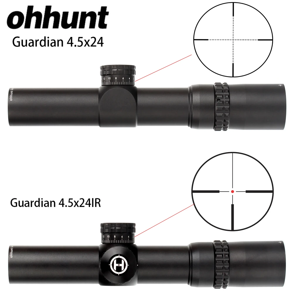 Hunting Rifle 4.5x24 Tactical Optics Sight 30mm Tube 1/2 Half Mil Dot Reticle Turrets Reset Riflescope For Hunting Scope Aim
Hunting Rifle 4.5x24 Tactical Optics Sight 30mm Tube 1/2 Half Mil Dot Reticle Turrets Reset Riflescope For Hunting Scope Aim