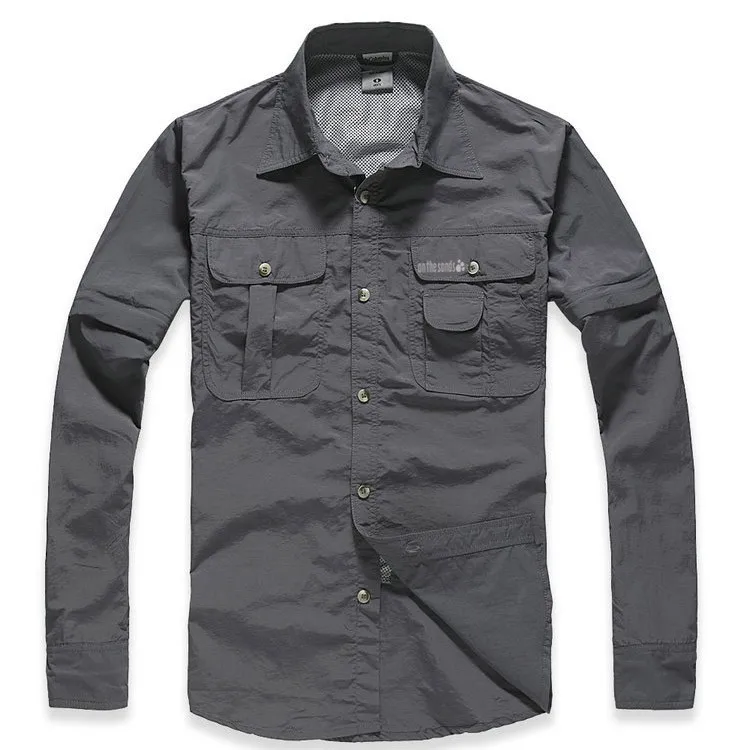 2019 new men fast dry shirt breathable Anti UV male quick dry shirt shirts detachable sleeve autumn spring size S-XXL
2019 new men fast dry shirt breathable Anti UV male quick dry shirt shirts detachable sleeve autumn spring size S-XXL
