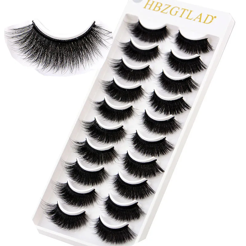 NEW 10 pairs 100% Real Mink Eyelashes 3D Natural False Eyelashes 3d Mink Lashes Soft Eyelash Extension Makeup Kit Cilios
NEW 10 pairs 100% Real Mink Eyelashes 3D Natural False Eyelashes 3d Mink Lashes Soft Eyelash Extension Makeup Kit Cilios