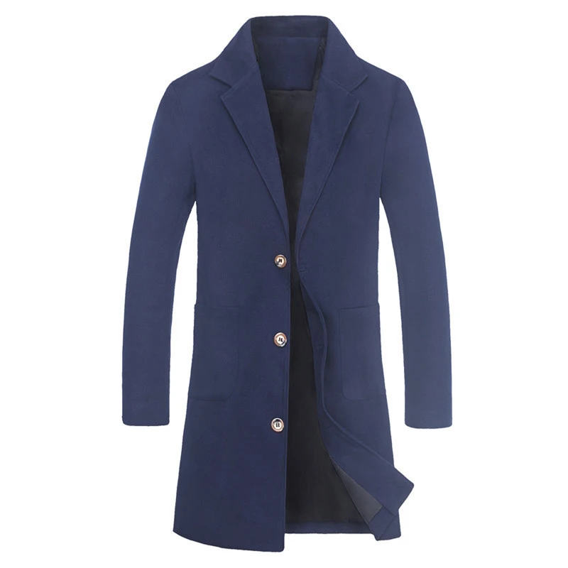 2019 New Geek Mens Wool Coat Jacket Double-breasted Mens Overcoat Long Sleeve Men Coat Winter Slim Solid Male Trench Coat
2019 New Geek Mens Wool Coat Jacket Double-breasted Mens Overcoat Long Sleeve Men Coat Winter Slim Solid Male Trench Coat