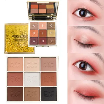 Miss rose quick sand eyeshadow palete 9 colors glitter shimmer eye shadow pigment waterproof wine red matte eyeshadow MS174
Miss rose quick sand eyeshadow palete 9 colors glitter shimmer eye shadow pigment waterproof wine red matte eyeshadow MS174