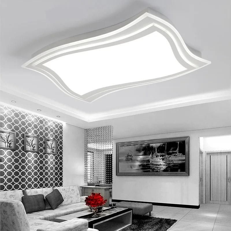 Simple wave flower LED ceiling lamps electrodeless remote control light dining room bedroom lamp Book lamp lighting ZAFG105
Simple wave flower LED ceiling lamps electrodeless remote control light dining room bedroom lamp Book lamp lighting ZAFG105