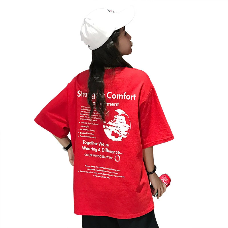 Cotton cec short sleeve T-shirt for women xia 2019 new loose Korean version slim casual jacket trend with half sleeve
Cotton cec short sleeve T-shirt for women xia 2019 new loose Korean version slim casual jacket trend with half sleeve