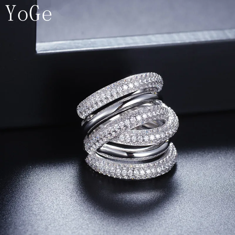 YoGe statement Jewellery, R7963 Hot sell AAA CZ multi-layered Party&Anniversary&wedding Women's ring
YoGe statement Jewellery, R7963 Hot sell AAA CZ multi-layered Party&Anniversary&wedding Women's ring