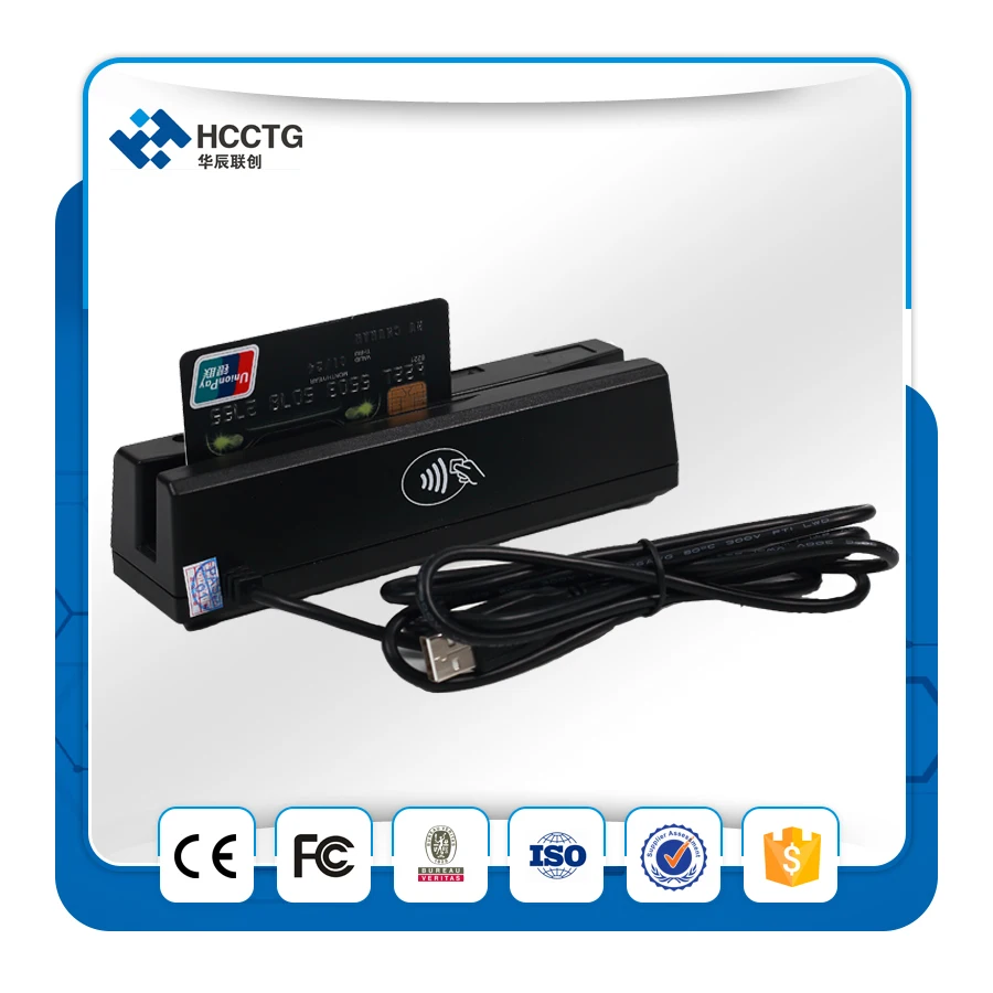 HCC-110 Cheap Smart NFC Cheap Card Reading Terminal MSR+IC Chip+contactless Card Combo Magnetic And Contacless Card Reader
HCC-110 Cheap Smart NFC Cheap Card Reading Terminal MSR+IC Chip+contactless Card Combo Magnetic And Contacless Card Reader