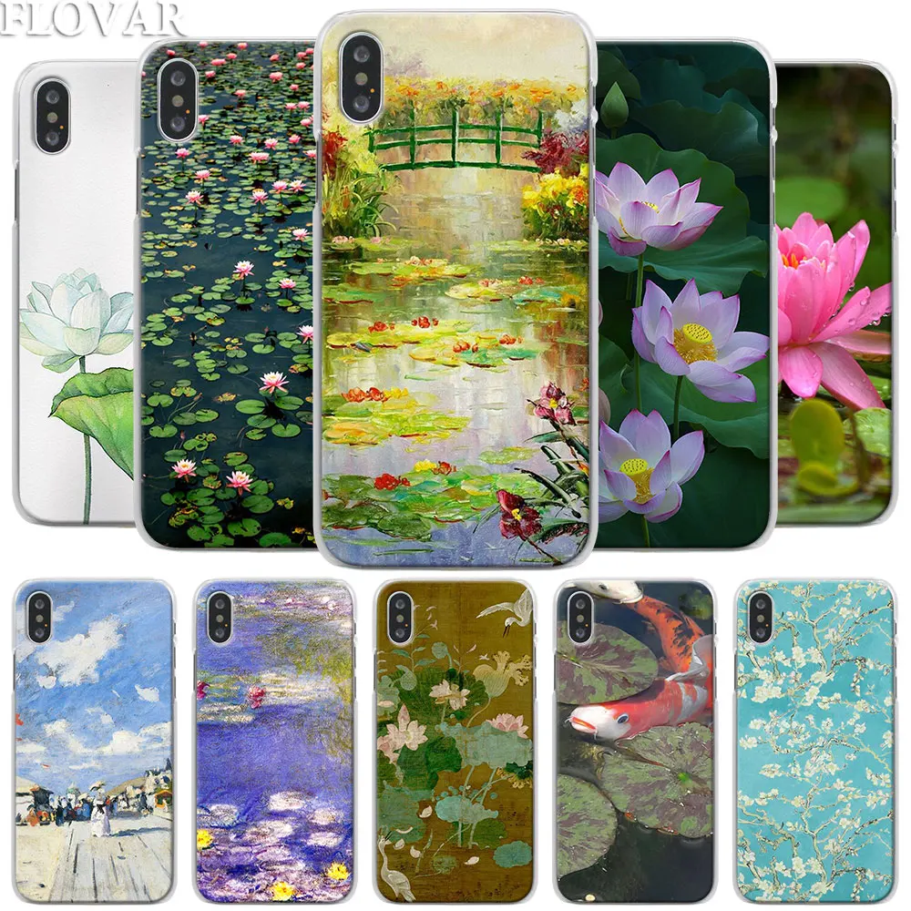 Monet Garden Lotus New Phone Case for Apple iPhone X XR 7 8 Plus 6 6s Plus XS MAX SE Phone Case Coque
Monet Garden Lotus New Phone Case for Apple iPhone X XR 7 8 Plus 6 6s Plus XS MAX SE Phone Case Coque