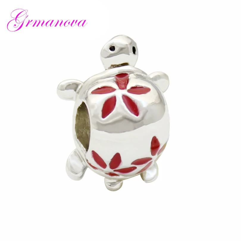 Red enamel turtle European zinc alloy big hole charm bead female classic popular amulet Fit Pandora Bracelet Women's DIY Jewelry
Red enamel turtle European zinc alloy big hole charm bead female classic popular amulet Fit Pandora Bracelet Women's DIY Jewelry