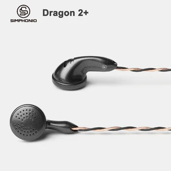 

Simphonio Dragon 2+ (SW D2+) Dynamic Driver HiFi Flat Head earphone with 6N OFC Cable 3.5mm 2.5mm