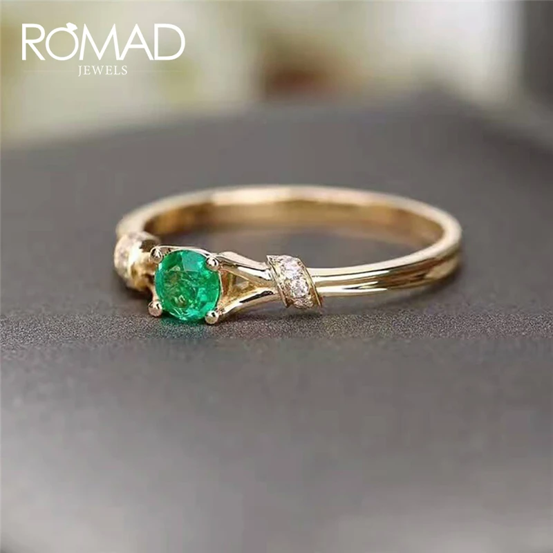 ROMAD Small Green Zircon Stone Ring Dainty Thin Finger Ring Gold Color Stackable Wedding Rings For Women Fashion Jewelry R4
ROMAD Small Green Zircon Stone Ring Dainty Thin Finger Ring Gold Color Stackable Wedding Rings For Women Fashion Jewelry R4