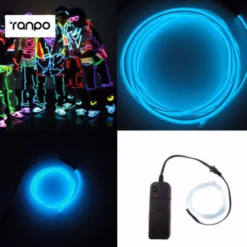 1 Sets/lots Sky Blue Light Neon String Tube 5m EL Wire Glow Party LED Decoration&Controlle
1 Sets/lots Sky Blue Light Neon String Tube 5m EL Wire Glow Party LED Decoration&Controlle