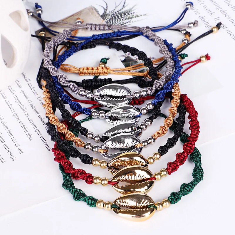 Bohemian Style Natural Shell Charm Friendship Bracelet New Summer Beach Handmade Colors Waterproof Bracelet For women Jewelry
Bohemian Style Natural Shell Charm Friendship Bracelet New Summer Beach Handmade Colors Waterproof Bracelet For women Jewelry