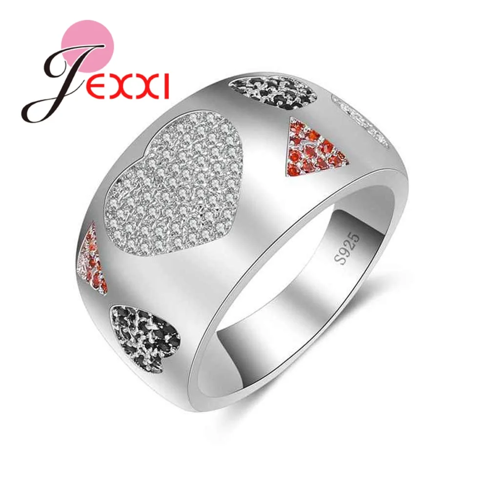 Fashion Heart Stamp Design Finger Ring For Women 925 Sterling Silver Jewelry Top Quality Accessories Size 6-10 Promotion
Fashion Heart Stamp Design Finger Ring For Women 925 Sterling Silver Jewelry Top Quality Accessories Size 6-10 Promotion