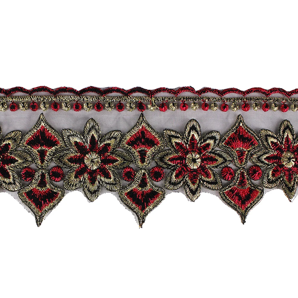 Red with gold-3