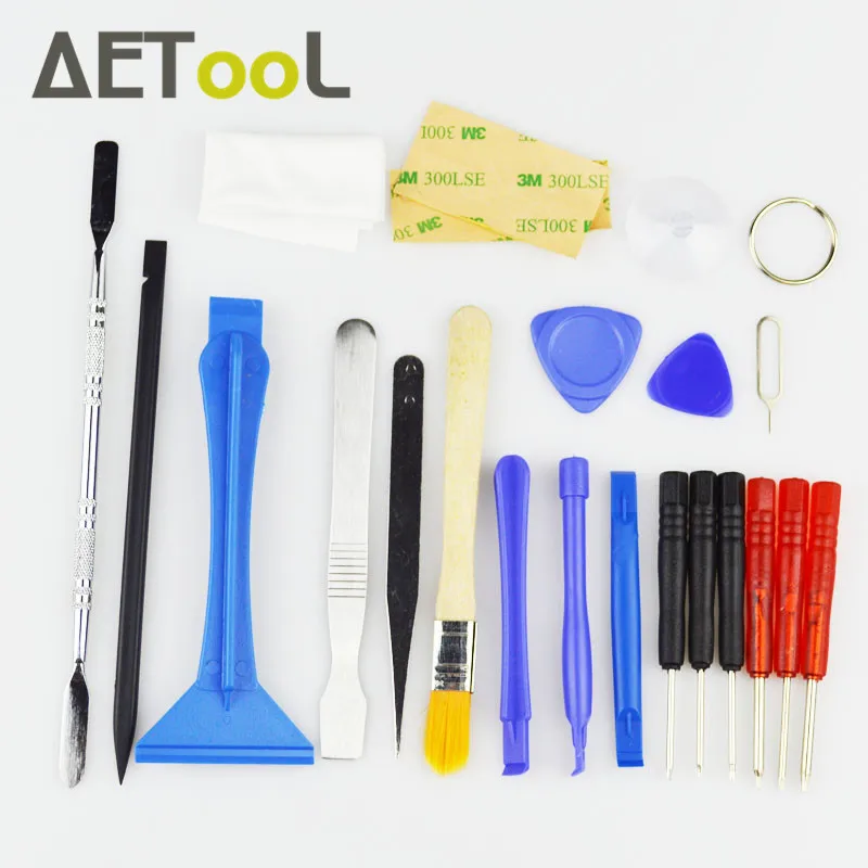 AETOOL Universal 22 in 1 mobile phone Opening Pry Repair Screwdrivers Tools Kit Set For iPhone6 For 6 Plus For 5S For 5C
AETOOL Universal 22 in 1 mobile phone Opening Pry Repair Screwdrivers Tools Kit Set For iPhone6 For 6 Plus For 5S For 5C