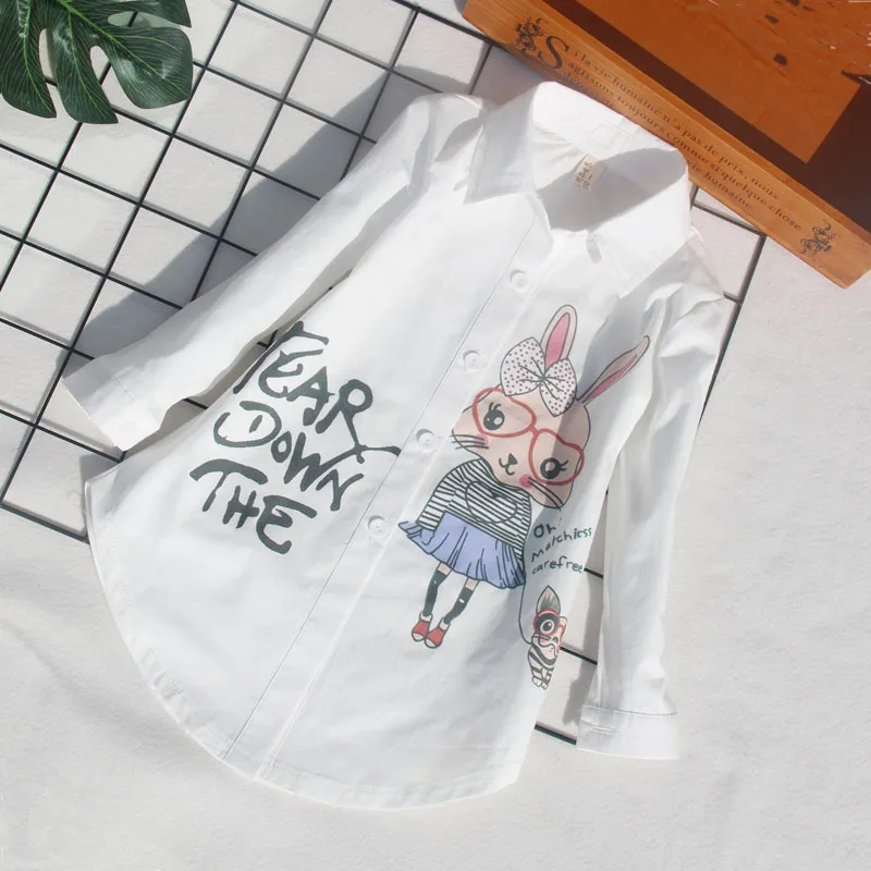 Fashion Teenage Girls Blouses Spring Fall Children Turtleneck Long Sleeve Shirt Casuual Kids White Blouse Cotton Cartoon Shirts
Fashion Teenage Girls Blouses Spring Fall Children Turtleneck Long Sleeve Shirt Casuual Kids White Blouse Cotton Cartoon Shirts