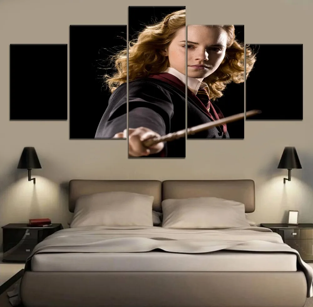 Modern Wall Art Home Decor Canvas Print Painting One Set Frame Or Unframed 5 Panel Movie Harry Potter Hermione Jean Granger
Modern Wall Art Home Decor Canvas Print Painting One Set Frame Or Unframed 5 Panel Movie Harry Potter Hermione Jean Granger