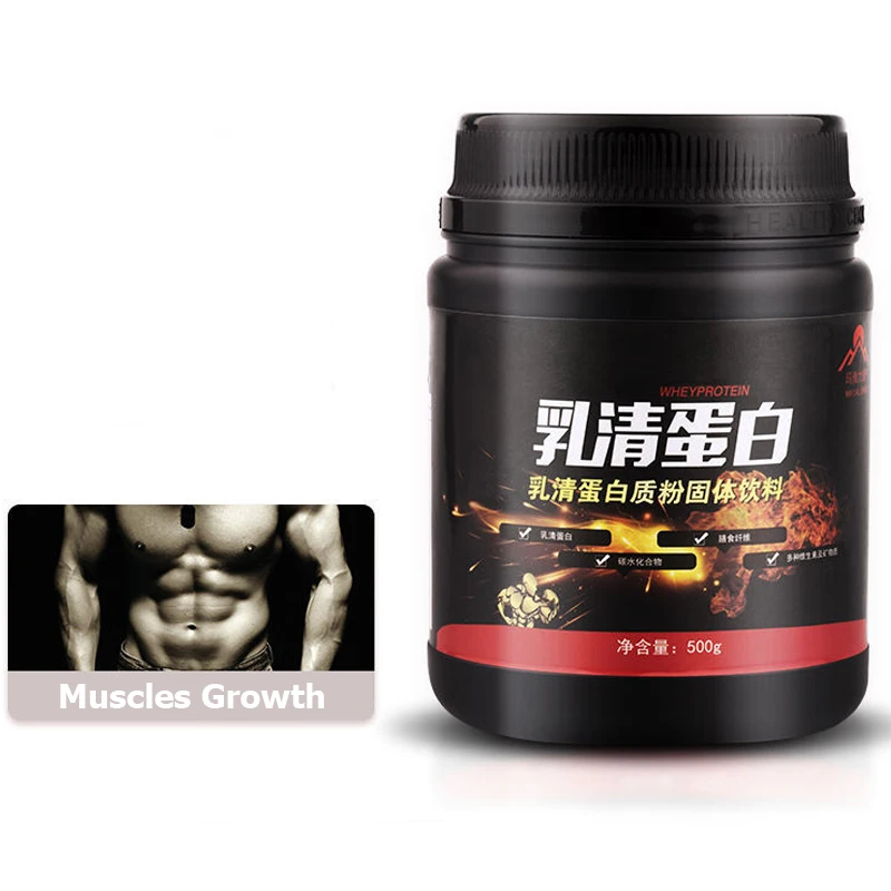 Whey Protein Powder Whey Bodybuilding Sports Fitness Supplement Easy Fast Add Muscle Weight Gainer 1 Bottle of 500g
Whey Protein Powder Whey Bodybuilding Sports Fitness Supplement Easy Fast Add Muscle Weight Gainer 1 Bottle of 500g