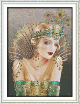 The beautiful queen of the peacock Printed Canvas DMC Counted Cross Stitch Kits printed Cross-stitch set Embroidery Needlework
The beautiful queen of the peacock Printed Canvas DMC Counted Cross Stitch Kits printed Cross-stitch set Embroidery Needlework