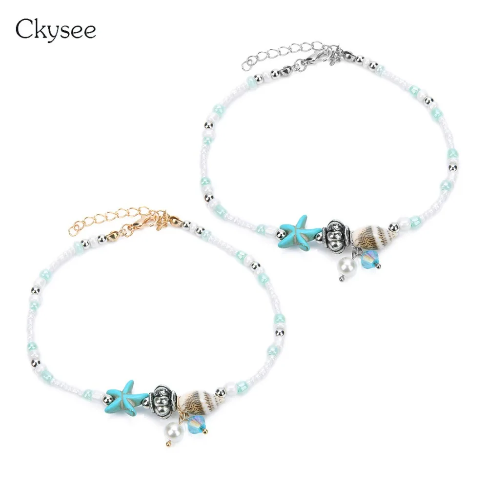 Summer Beach Anklets for Women Foot Jewelry Beach Shell Barefoot Bracelet Ankle on Leg Ankle Pearl Accessories
Summer Beach Anklets for Women Foot Jewelry Beach Shell Barefoot Bracelet Ankle on Leg Ankle Pearl Accessories