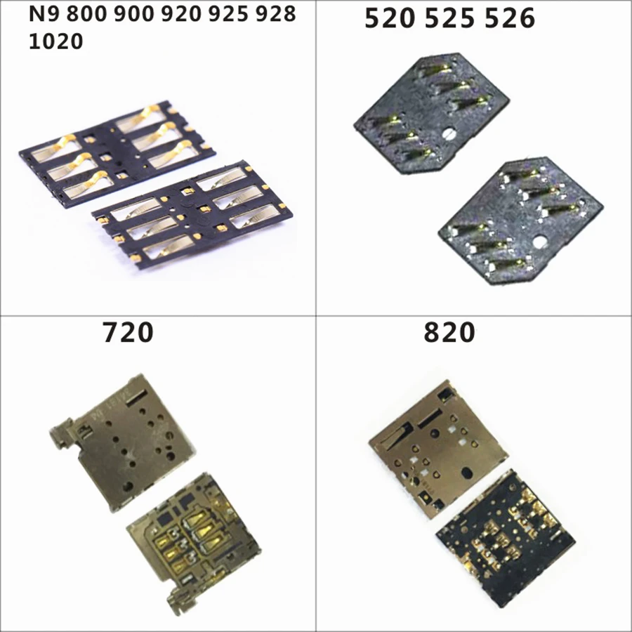 Разъем для сим карты Nokia Lumia 720 820 520 525 526 N9 800 900 920 1020 разъем разъема N720 N820 N520 N525