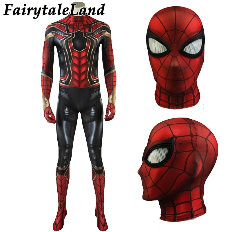 Spider-Man Costume Cosplay Avengers Infinity War Halloween Superhero Spider Man Jumpsuit Peter Parker Costume Spandex Jumpsuit
Spider-Man Costume Cosplay Avengers Infinity War Halloween Superhero Spider Man Jumpsuit Peter Parker Costume Spandex Jumpsuit