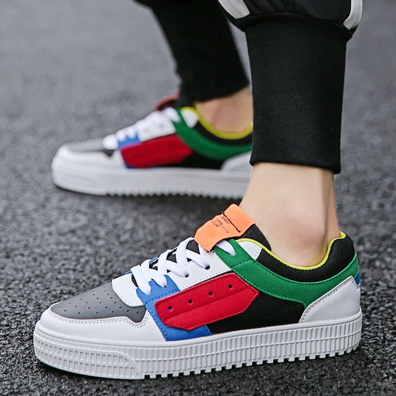 High Quality Brand Autumn Men Skateboarding Shoes Sneakers Footwear Thick Sole Leisure Male Walking Shoes White Zapatillas Flat
High Quality Brand Autumn Men Skateboarding Shoes Sneakers Footwear Thick Sole Leisure Male Walking Shoes White Zapatillas Flat