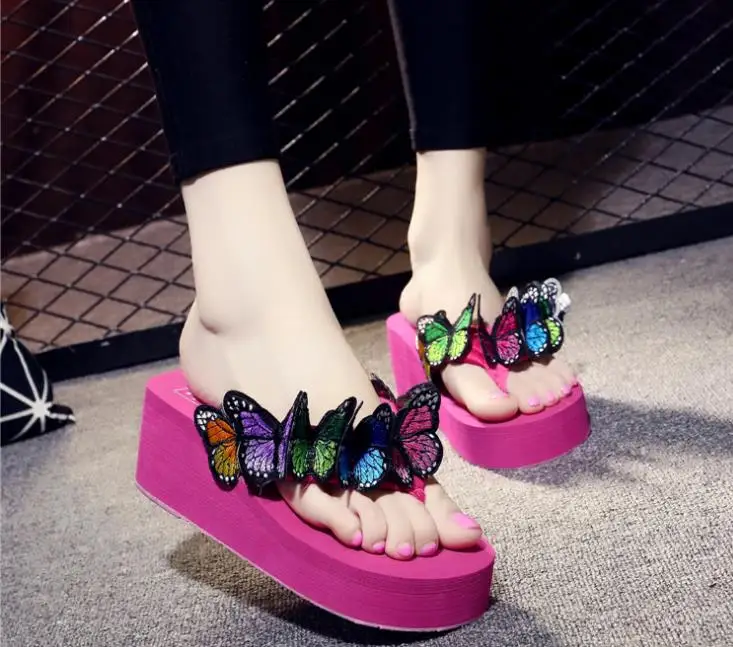 2018 summer women's flip flops handmade flowers non-slip beach shoes embroidery butterfly cool slippers
2018 summer women's flip flops handmade flowers non-slip beach shoes embroidery butterfly cool slippers