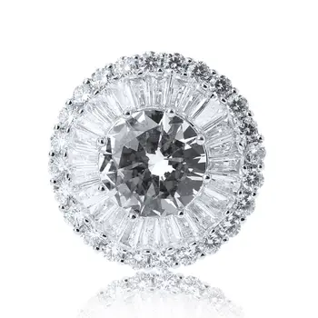 24mm Luxury Glitter Zircon 3 Layer Round Shape Decorative Buttons With Metal Loop Shank Hole Sewing Clip Buckle DIY Crafts
24mm Luxury Glitter Zircon 3 Layer Round Shape Decorative Buttons With Metal Loop Shank Hole Sewing Clip Buckle DIY Crafts