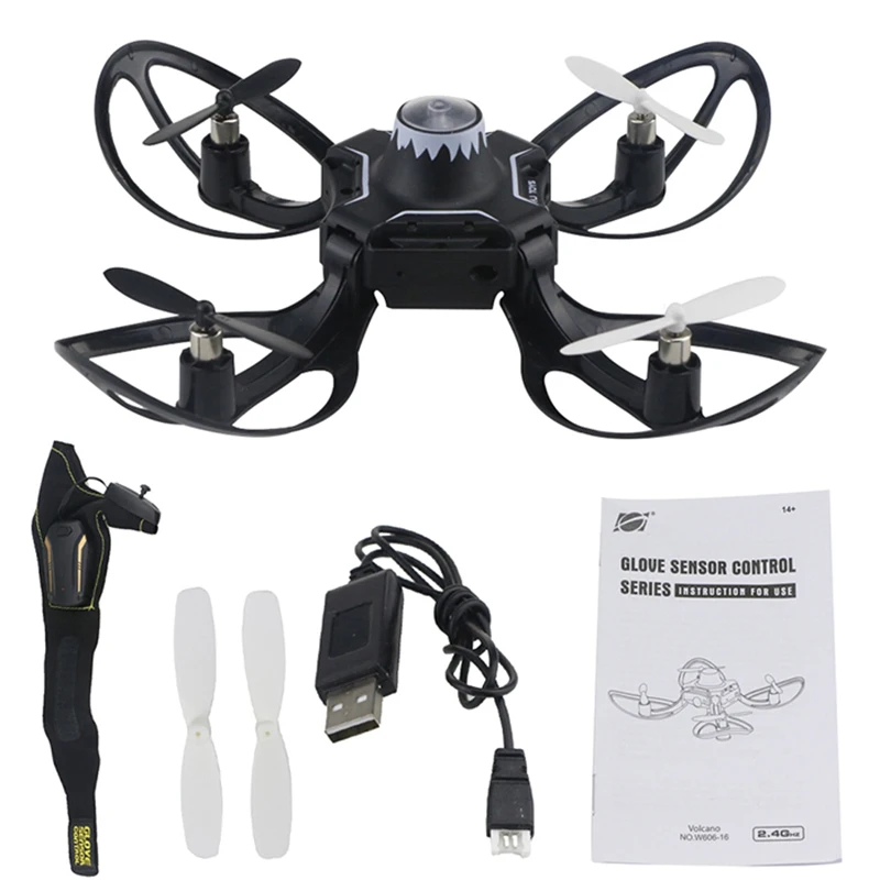 Simple Folding 2.4G Glove Sensing VR Split Screen Display WiFi Transmitted RC Drone Helicopters
Simple Folding 2.4G Glove Sensing VR Split Screen Display WiFi Transmitted RC Drone Helicopters